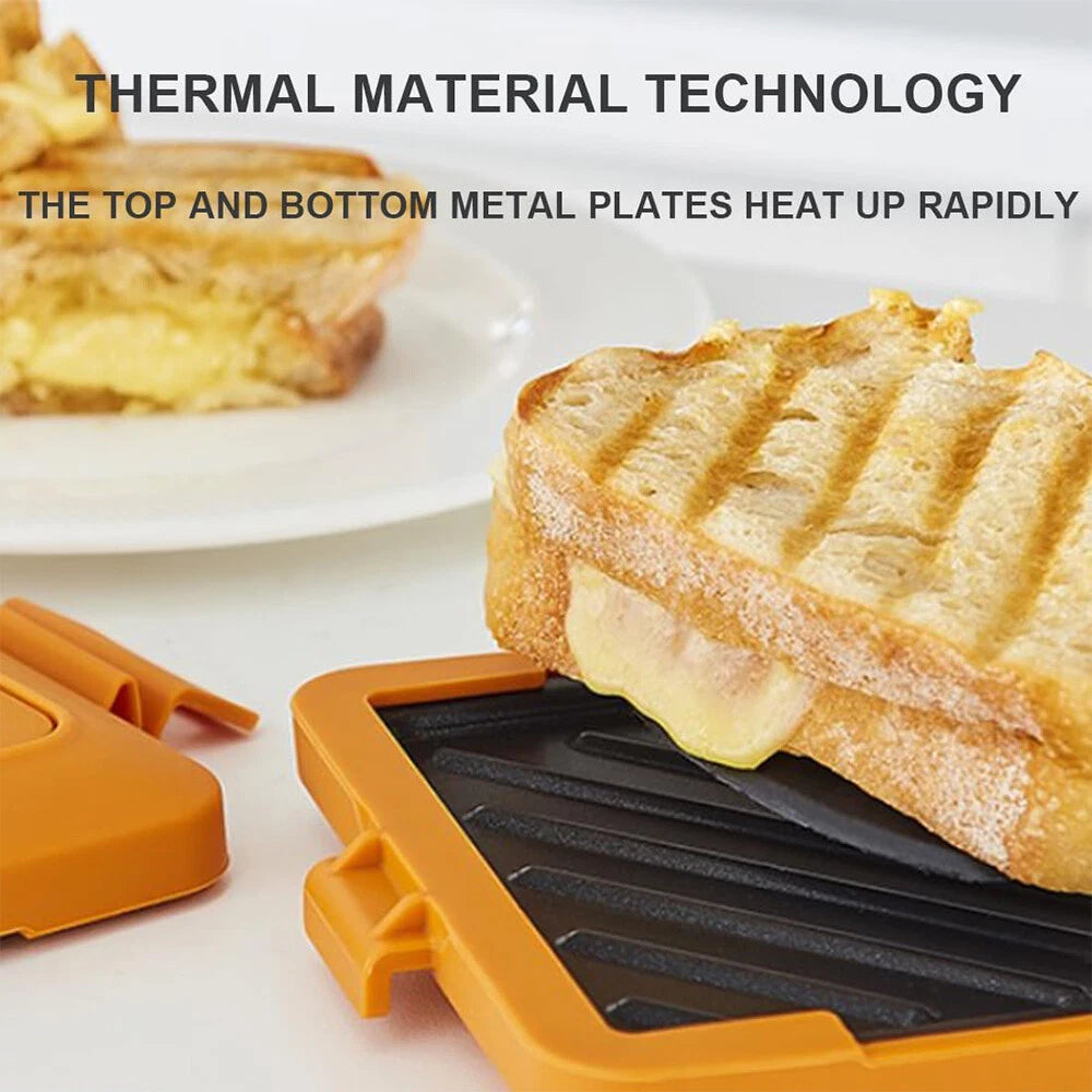Toasted Sandwich Maker Microwavable Machine Waffle Maker Microwave Oven Toastie