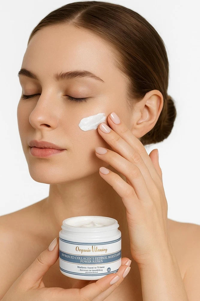 2 Natural Collagen Beauty Cream 8 oz HYDROLIZED SKIN CARE ( 2 JAR )Retinol Face