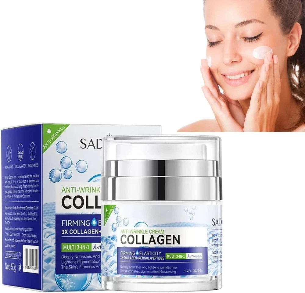 Anti Ageing Wrinkle Collagen FACE LIFT CREAM Hyaluronic Acid & Retinol