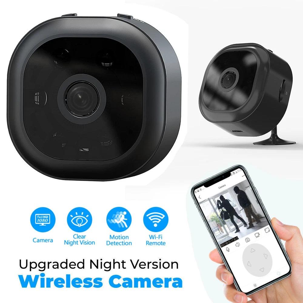 1080P Mini HD WIFI Camera Home Security CCTV Magnetic Wireless Night In/outdoor