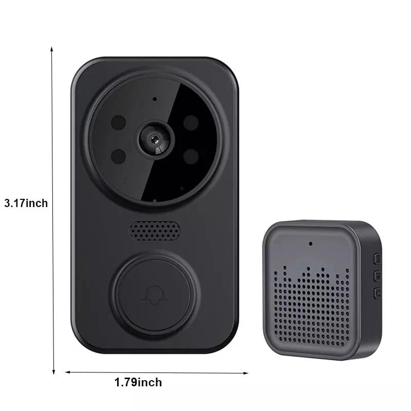 Wireless WiFi Video Doorbell Smart Phone Camera Door Bell Ring Intercom Security