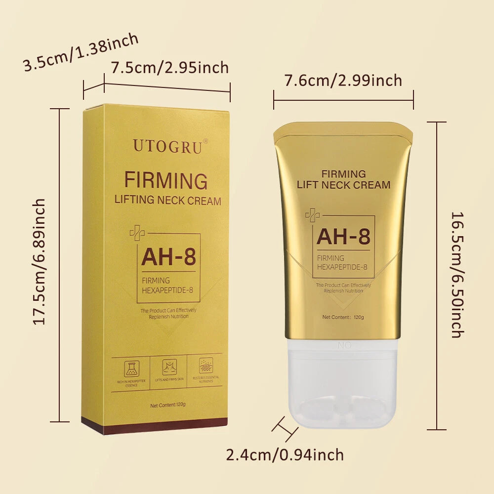 AH 8 Firming Neck Cream for Crepey Skin Body Moisturize Comfort Roller Neck Care