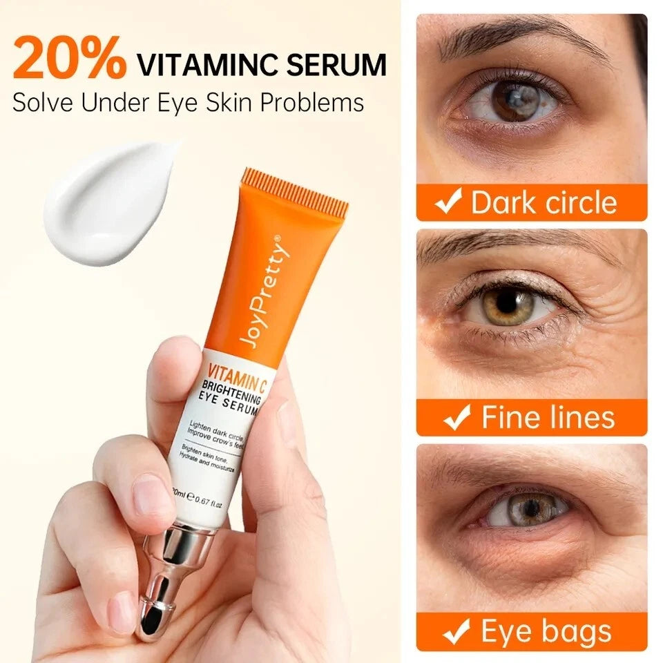 Vitamin C Serum Eye Cream Remove Bags Dark Circles Lift Brightening Anti Aging