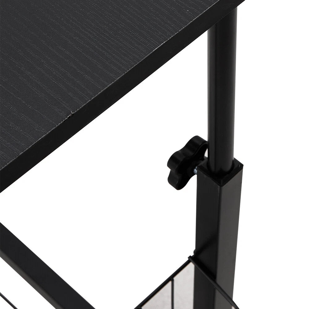 C-Shaped Movable Table Sofa Tea Desk Over Bed Side Tables Laptop Stand Workbench