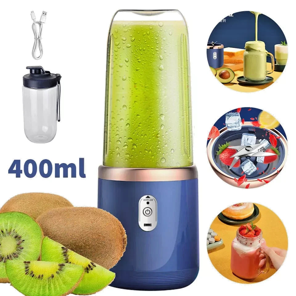 400ML Electric Juice Maker Portable Blender Smoothie Mini Juicer Fruit Machine
