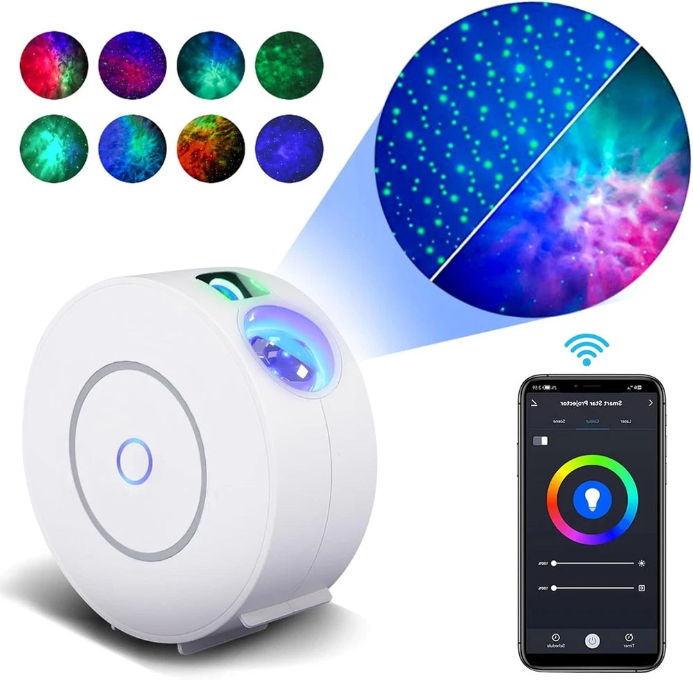 LED Star Projector Light Galaxy Lamp SKy Moon Nebula Night  with Base Remote