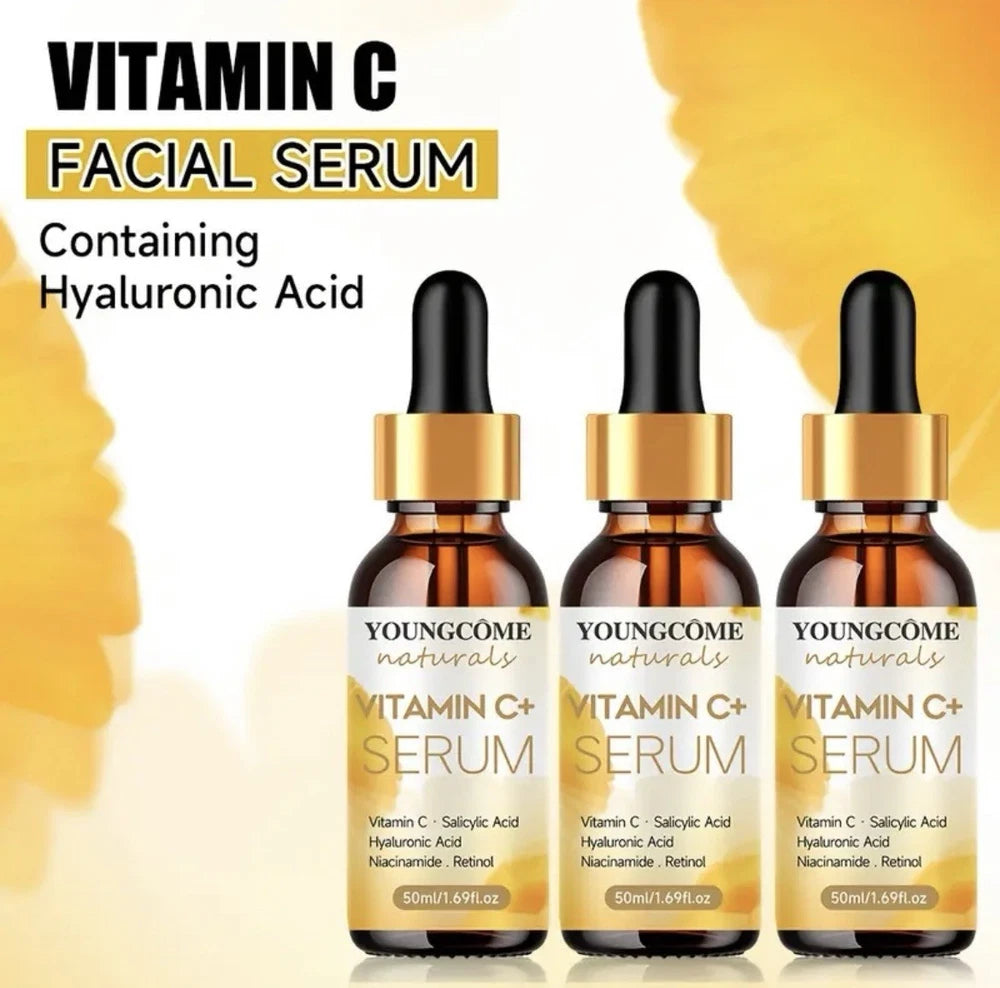 Vitamin C Facial Serum Anti-Aging Retinol Glycerin Hyaluronic and Salicylic Acid