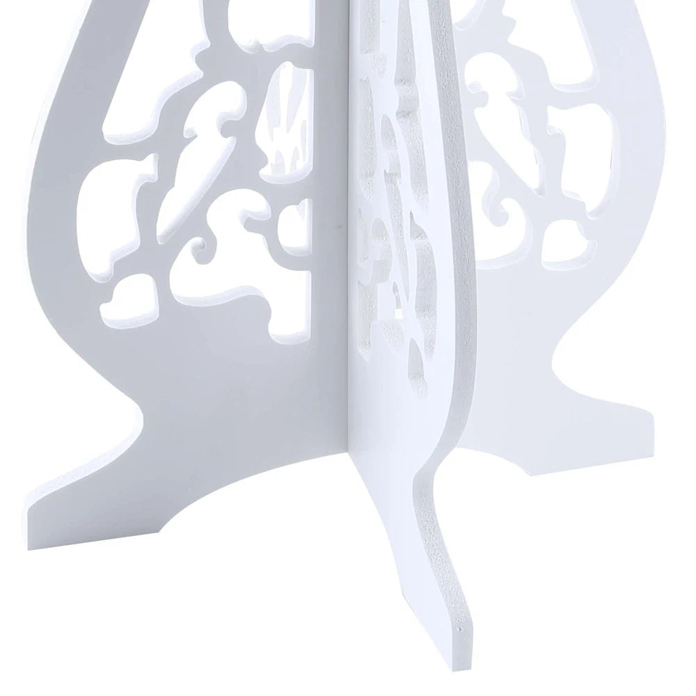 Small Wooden Round Side Table Beside Tea Coffee Lamp Plant Rack Stand Home Decor