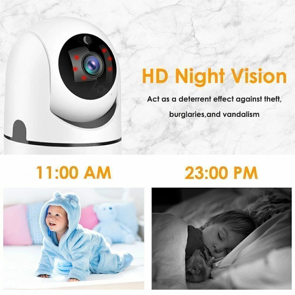 HD WiFi IP Security Camera Wireless Indoor CCTV System Home Pet Baby Monitor Cam