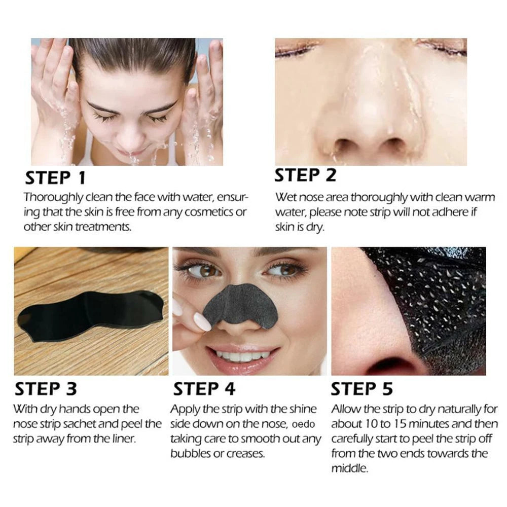 10pcs Nose Pore Strips Blackhead Removal Unclog Pores Smooth Deep Cleansing NEW