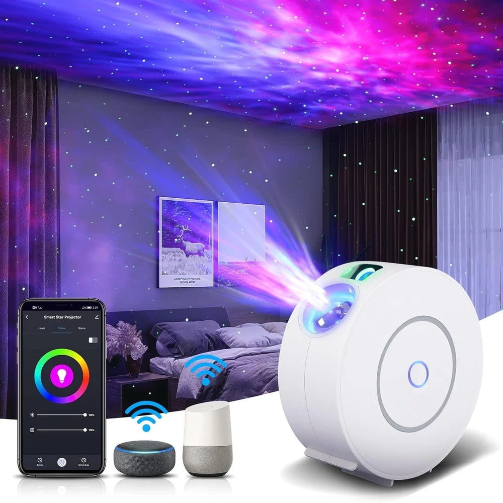 LED Star Projector Light Galaxy Lamp SKy Moon Nebula Night  with Base Remote