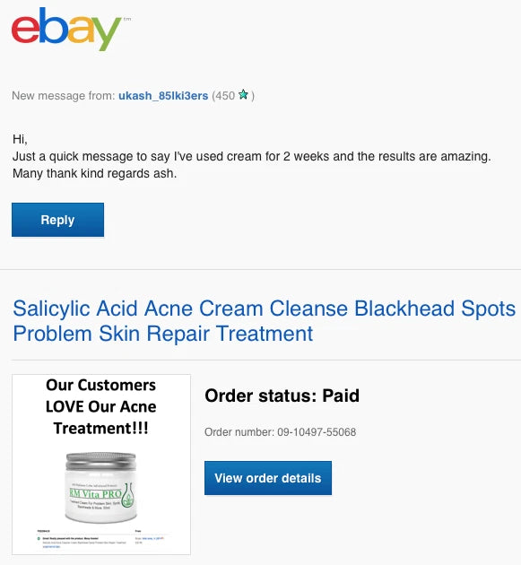 Fast Acting Spots & Acne Treatment Cream Cleanse Blackhead Facial Problem Skin