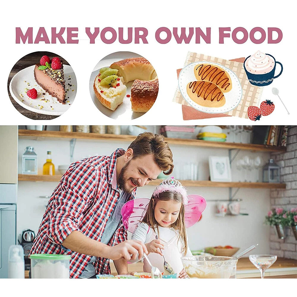 7 Speed + Cake Electric Stand Mixer Food Multi Mixing Bowl Blender Beater Dough