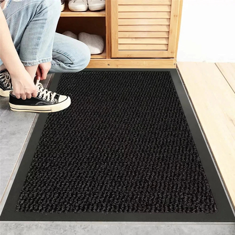 Barrier Mat Entrance Door Mat Heavy Duty Non Slip Dirt Trapper Rubber Back Rugs