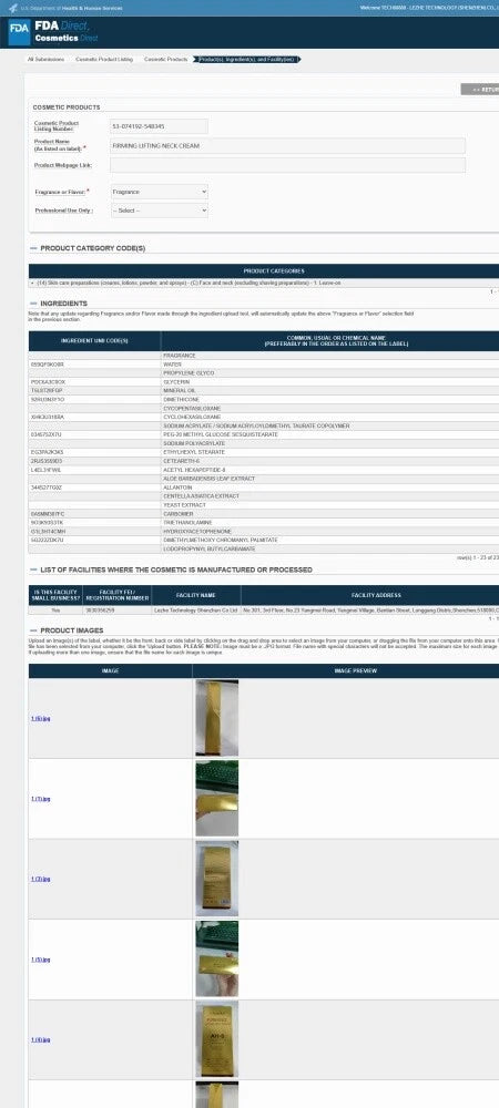 AH-8 Firming Neck Cream for Crepey Skin Body Care Comfort Roller Neck Cream 2025