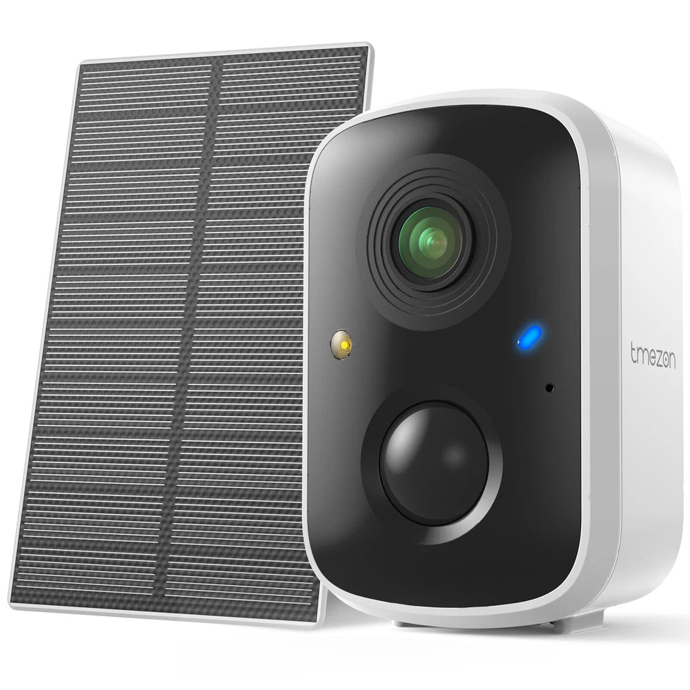 TMEZON Outdoor Security Camera Colour Night Vision Home WiFi Battery CCTV System