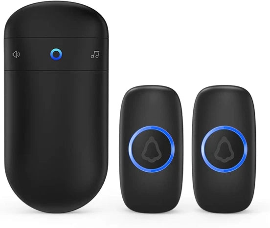 Wireless Doorbell, Plug in Waterproof Battery Operated Cordless Doorbell