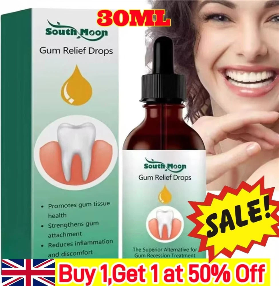 Gum Regrowth Drops,Gum Repair for Receding Gums,Gum Relief Drops,Receding New UK