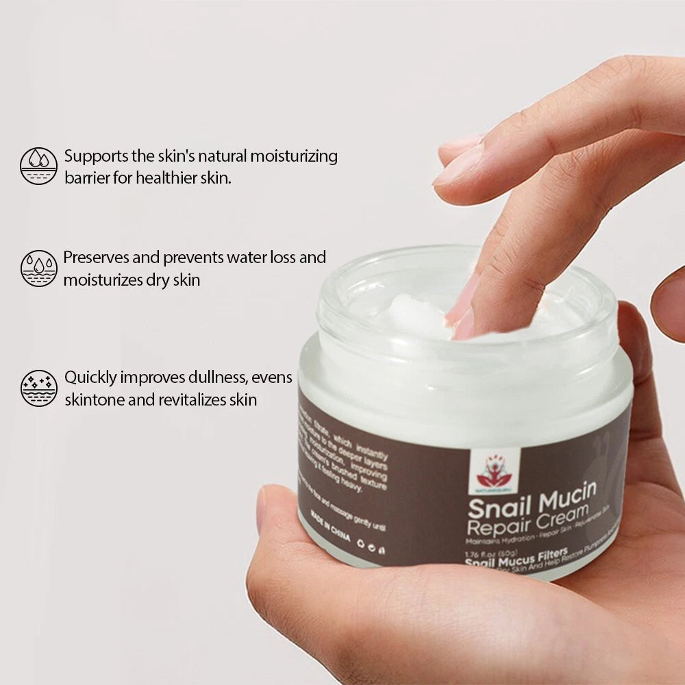 Snail Mucin Repair Cream Moisturizer  For Face All in One Snail Repair Cream UK