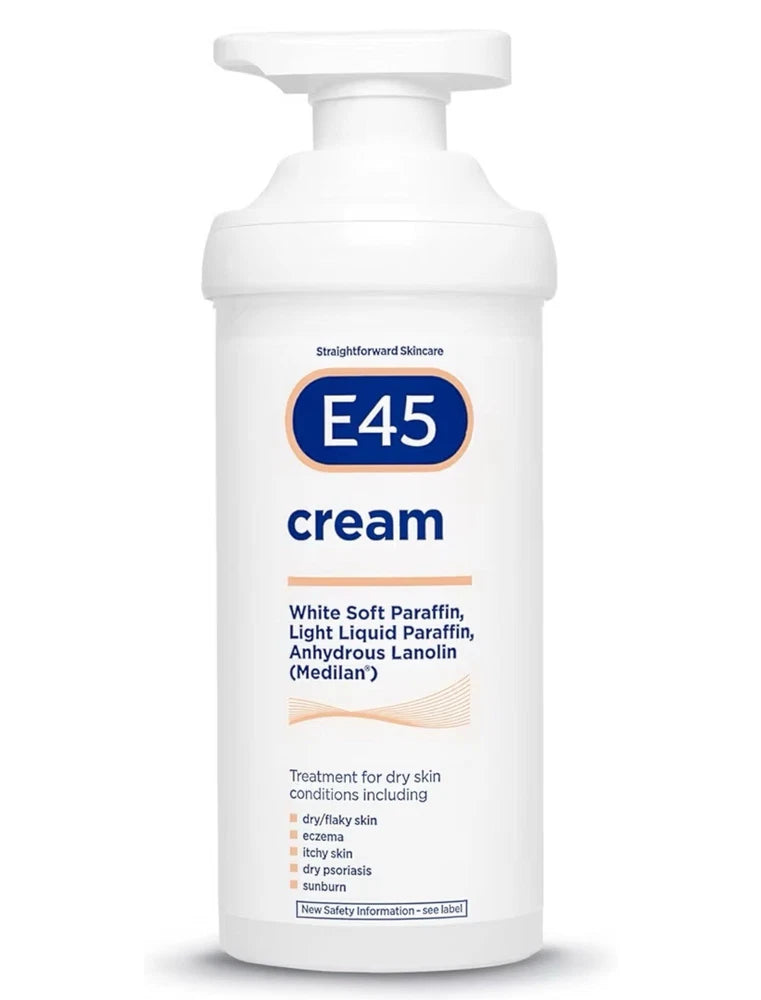E45 Cream 500 G E45 Cream for Dry Irritated Skin Moisturiser to Soothe Dry Skin