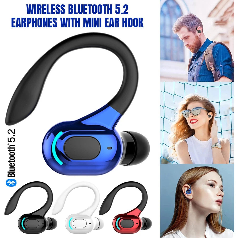 F8 Waterproof Bluetooth 5.2 Earbuds, HIFI Bass Stereo Wireless Earphones with