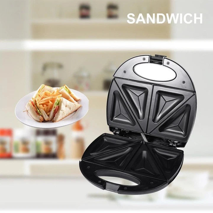 Toastie Maker 2 Slice Sandwich Toaster Non-Stick Machine Easy Clean 750W New UK