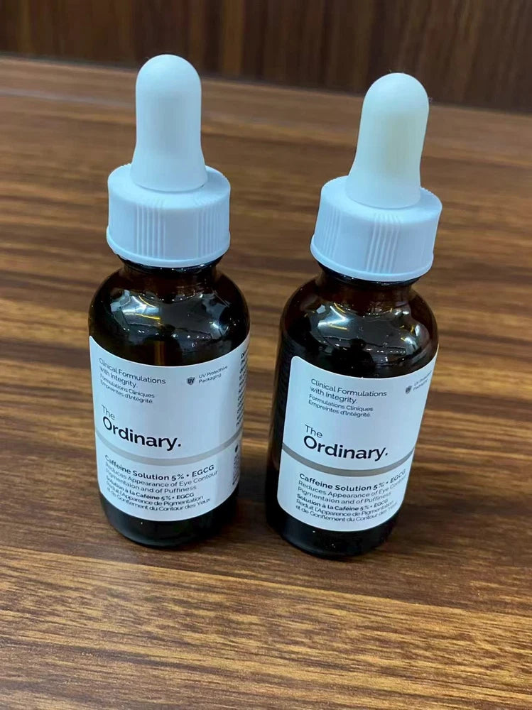 2 Pcs 30ml The Ordinary Caffeine Solution 5% + EGCG With Box