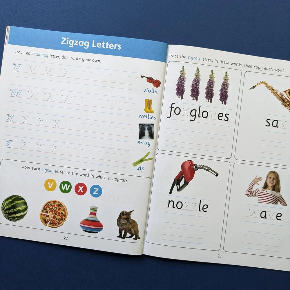 Handwriting Workbook Year 1 Pen Control Practice Ages 5-6 Books Early Learning