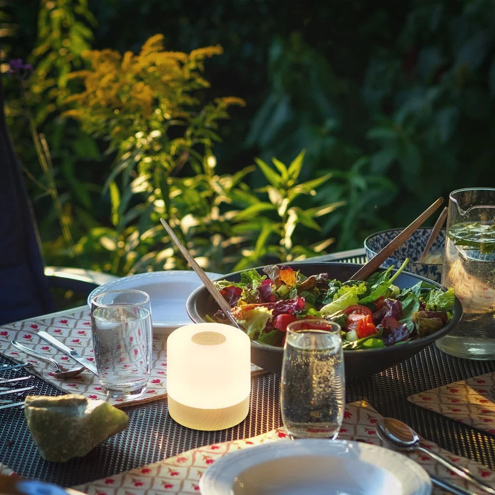 Mini LED Table Lamp Desk Light Rechargeable Battery Dimmable IP44 Touch