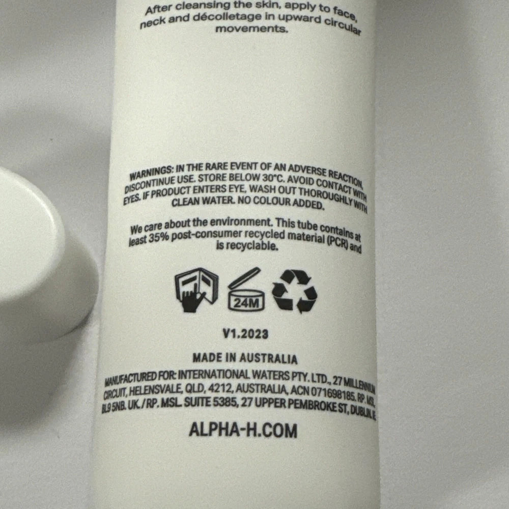 Alpha-H Essential Hydration Cream Ylang Ylang & Peppermint 50ml New