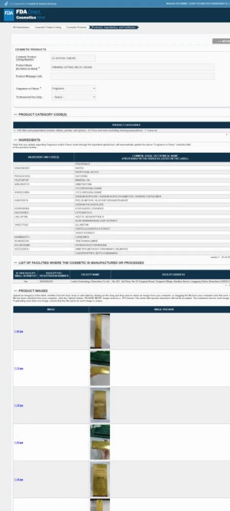 AH 8 Firming Neck Cream for Crepey Skin Body Moisturize Comfort Roller Neck Care