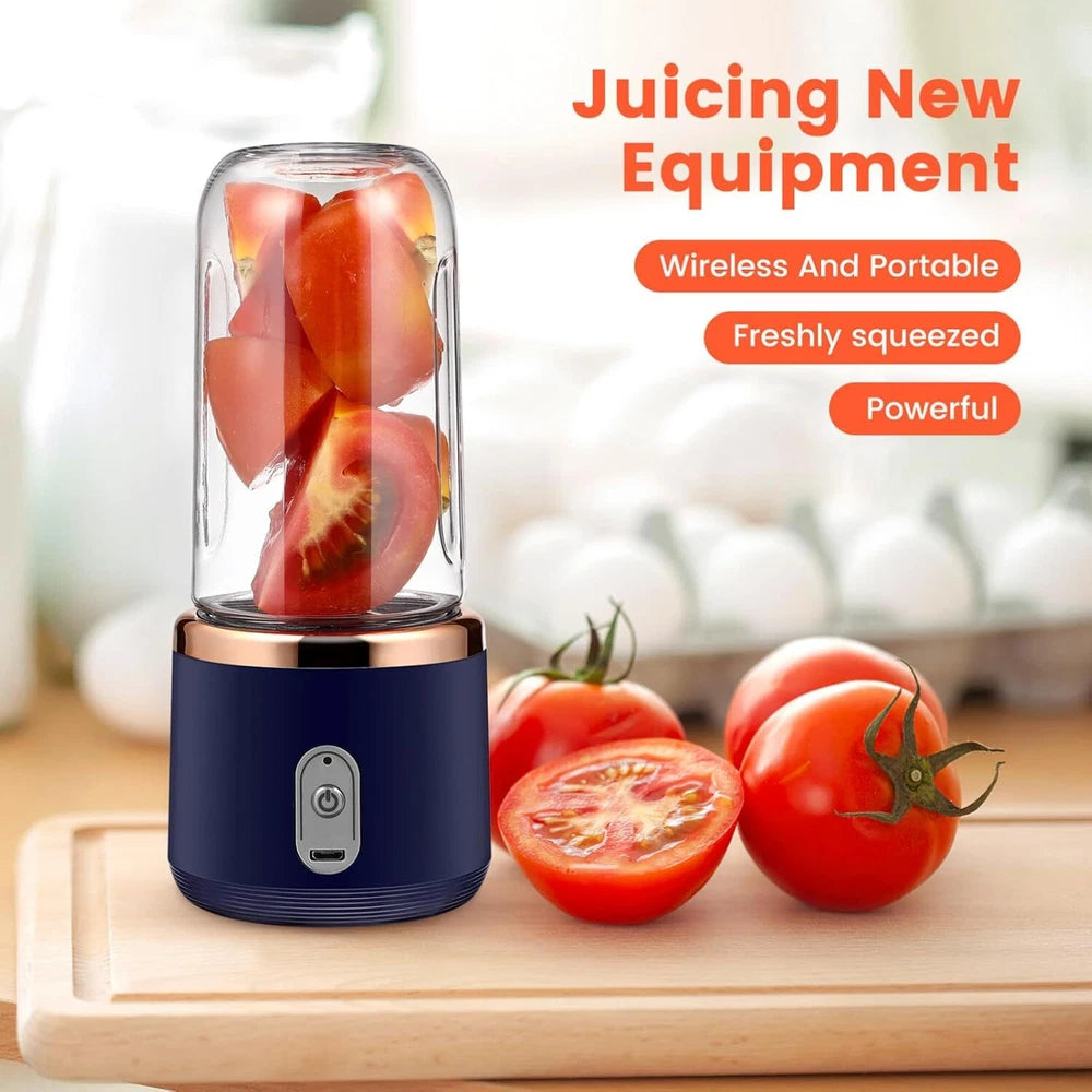 400ml Portable USB Rechargeable Juicer Cup Electric Mixer Blender Smoothie Maker