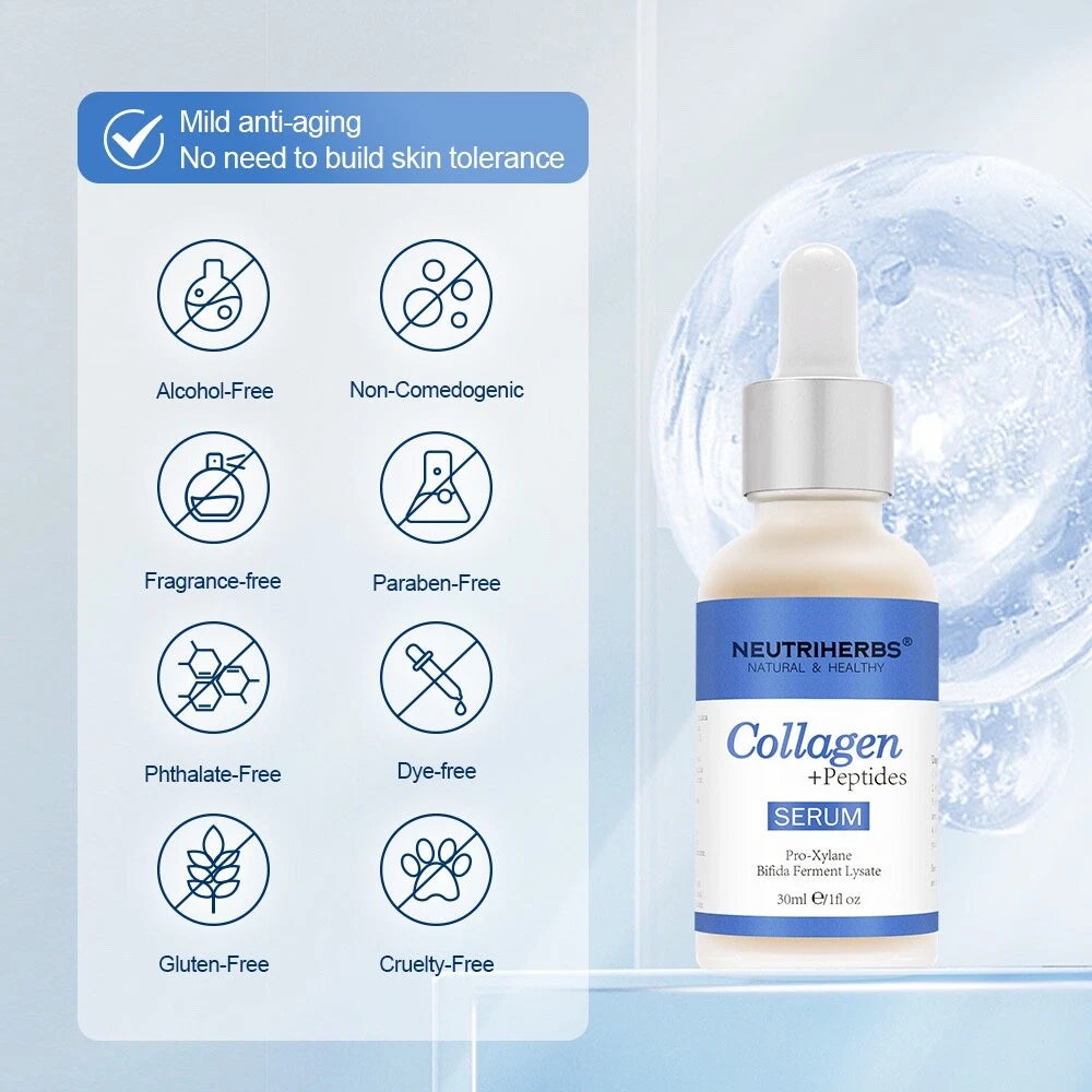 ADVANCED COLLAGEN PEPTIDE SERUM FOR SKIN BOOSTER, ANTI AGING AND FIRMING 30ML