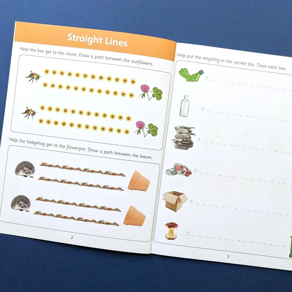 Handwriting Workbook – Pen Control Ages 4 5 Reception Books Early Learning Book