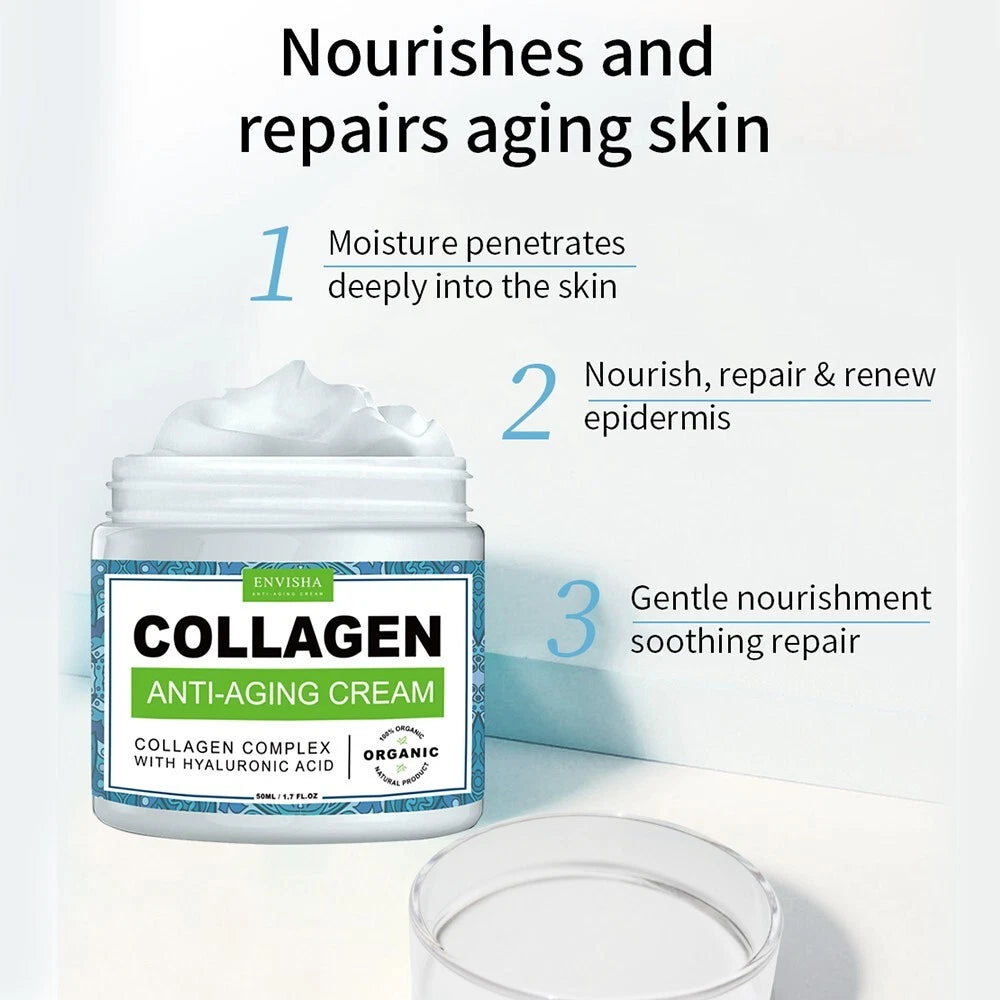 Collagen Cream for Anti-Aging Firming Collagen Complex w/ Vitamin E 50ml