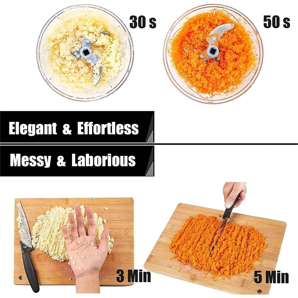 Manual Hand Press Food Vegetable Chopper Garlic Onion Cutter Processor Vegetable