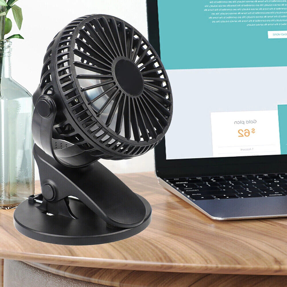 Neck Fan USB Portable Neck Fan Rechargeable Portable Cooler Neckband Bladeless~