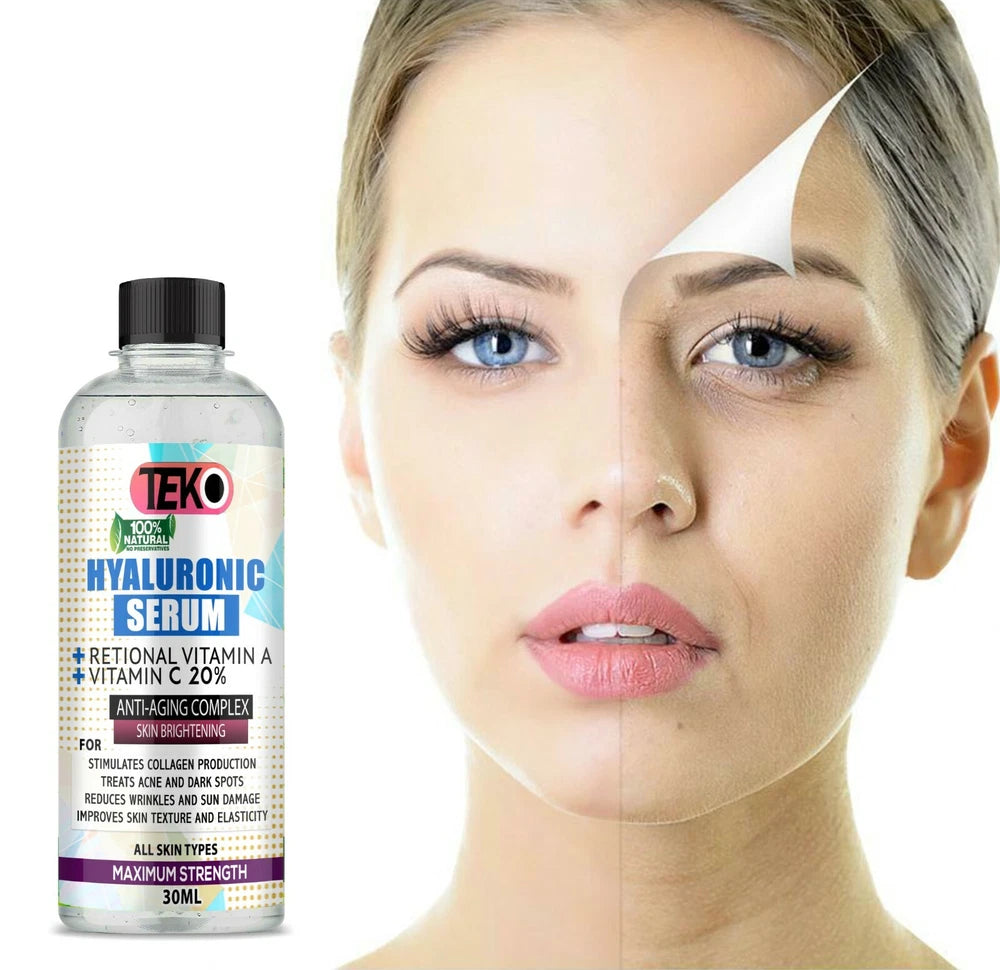 Vitamin C Serum 💜 Hyaluronic Acid Suitable for Anti Ageing Wrinkle Face Care ❤️