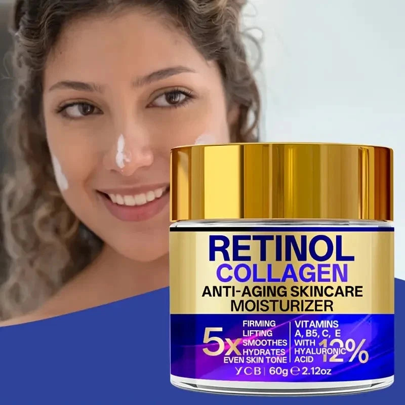 YCB Retinol Collagen Face Lifting Cream 60g - Face Cream with Hyaluronic acid