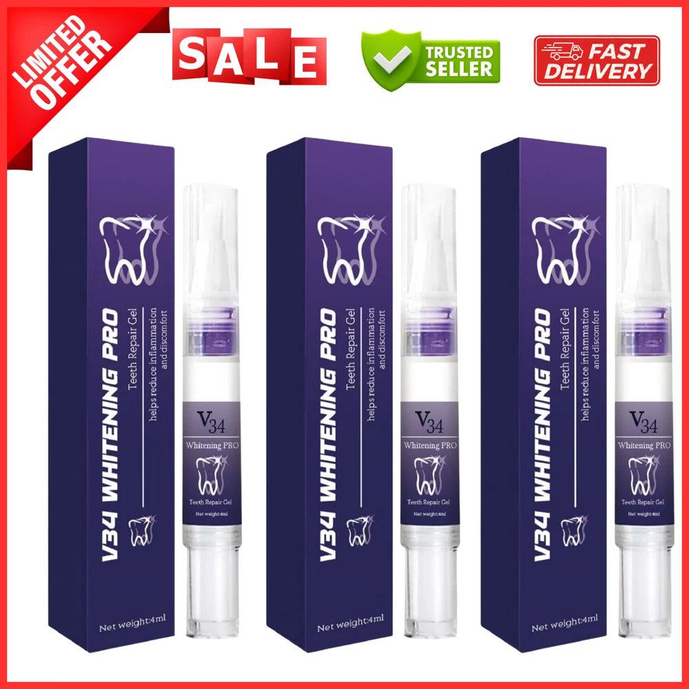 3 Pcs Gum Repair Gel, Mullein Gum Repair Gel, Mullend Gum Repair Cleaning Stain