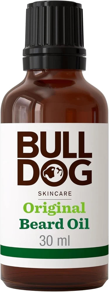 Bulldog Skincare Original Beard Oil, Men's Grooming, Beard Moisturiser for Softe