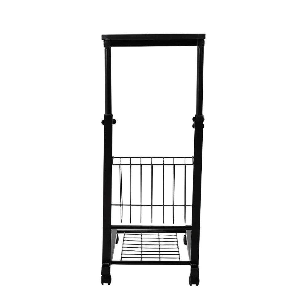 C-Shaped Movable Table Sofa Tea Desk Over Bed Side Tables Laptop Stand Workbench