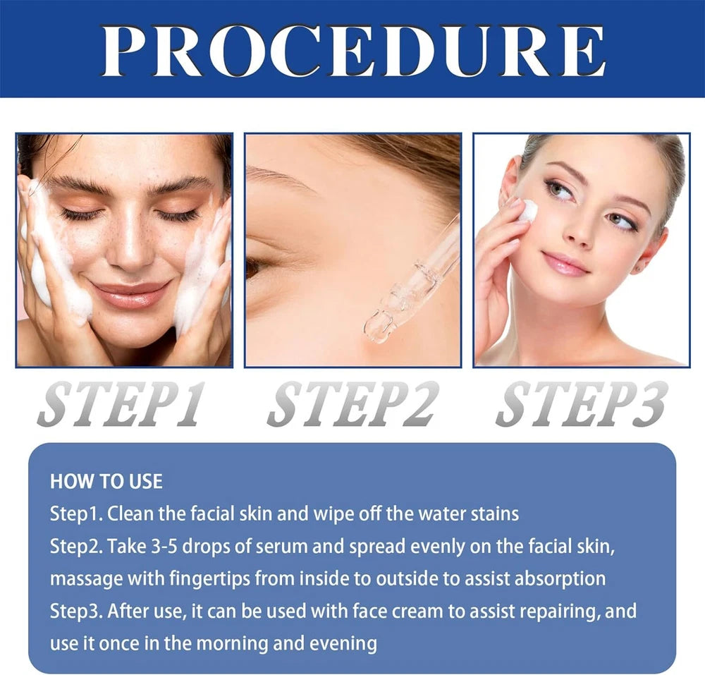 Anti Ageing Serum Wrinkles Skin Plumping Rejuvenating Collagen - Hyaluronic Acid