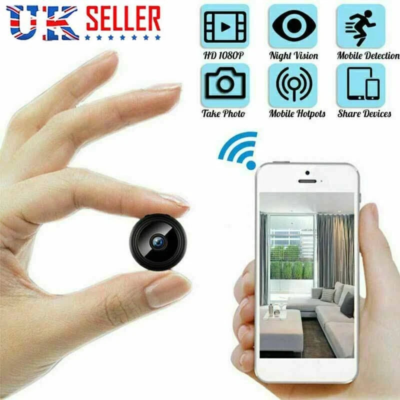 HD 1080P Mini Camera Home Wireless WiFi Security Smart Cam IR Night Vision DVR