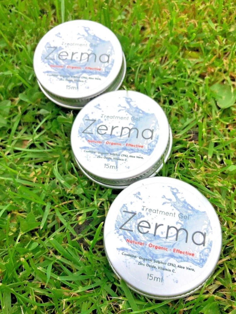 ZERMA Eczema, Psoriasis, Skin Rash Ointment Cream, Natural Treatment Gel