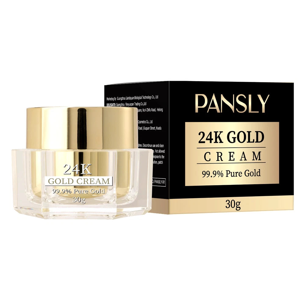 24K GOLD CREAM WRINKLE REPAIR ANTI AGING TIGHTENS & INCREASE  SKIN ELASTICITY