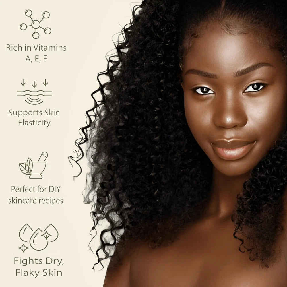 Shea butter Organic Unrefined, Cold Pressed, 100% Pure, Raw & Natural Grade A