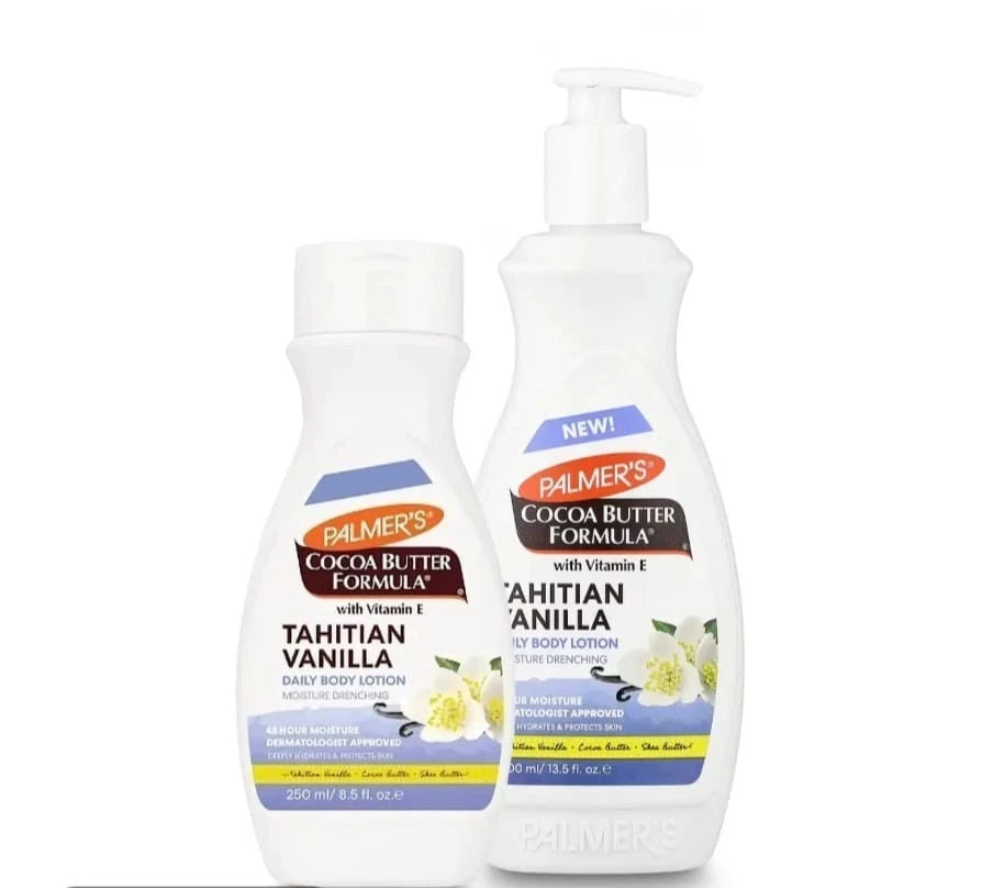 Palmer’s Tahitian Vanilla Body Lotion 250ml 400ml Hydrating Nourishing Moisturis