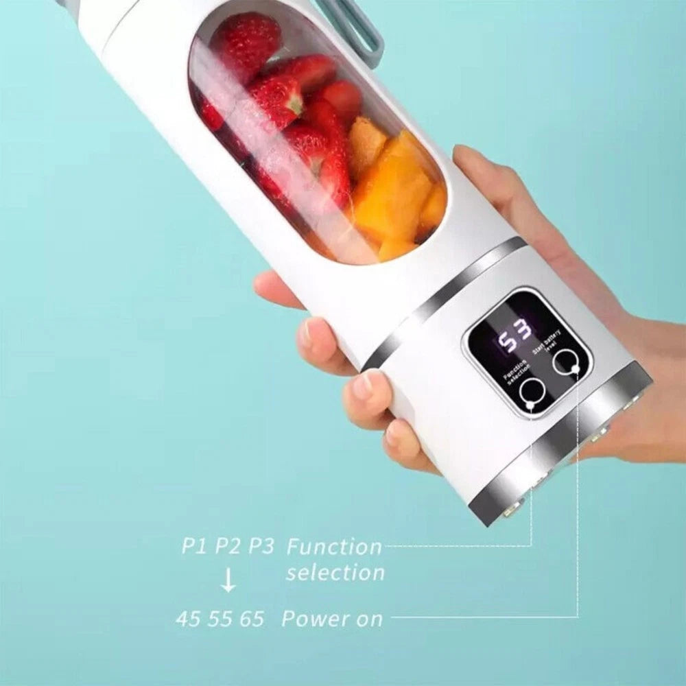 450ml Portable USB Rechargeable Juicer Cup Electric Mixer Blender Smoothie Maker