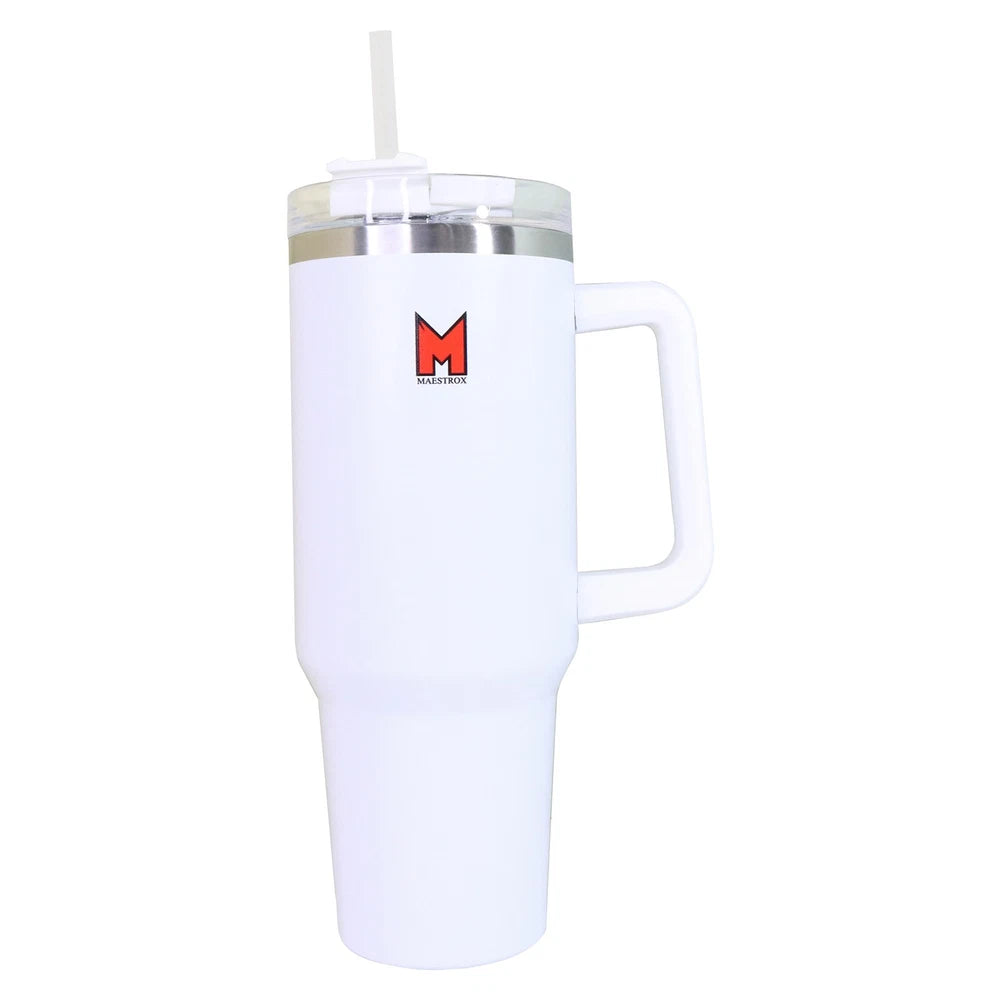 40oz Tumbler Stainless Steel Insulated Travel Mug with Straw and Lid Coffee Mug